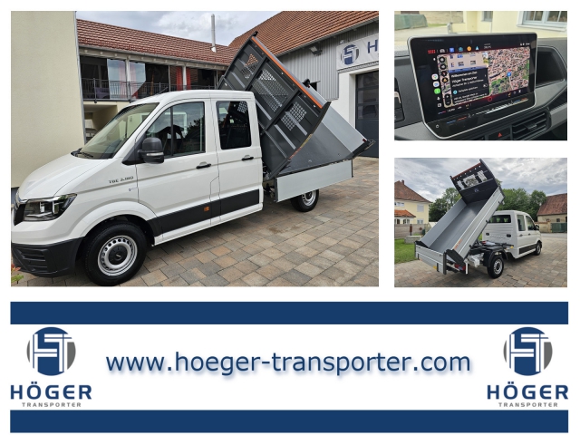 MAN TGE 3.180 Doka L3 3-Seiten-Kipper Kamera AHK