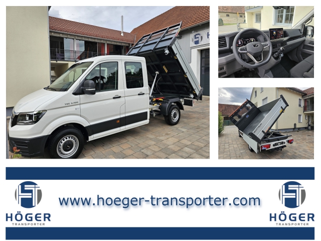 MAN TGE 3.180 Doka L3 Dreiseitenkipper Kamera AHK