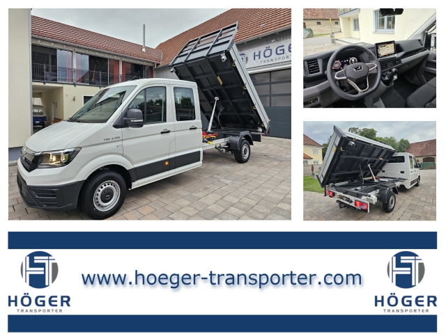 MAN TGE 3.180 Doka L4 Dreiseitenkipper Kamera AHK