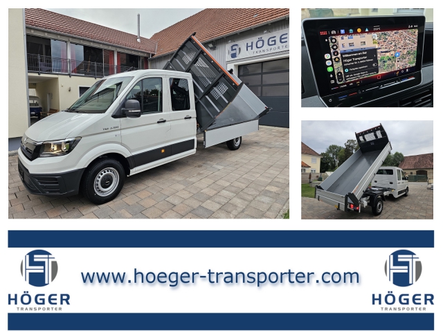 MAN TGE 3.180 Doka L4 Dreiseitenkipper Kamera AHK