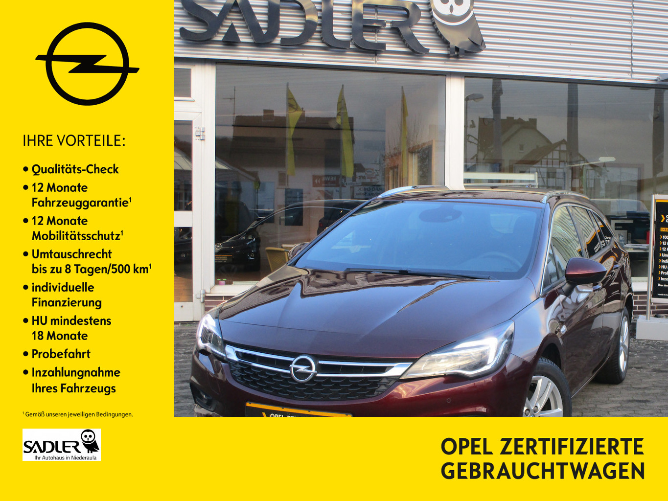Opel Autohaus Franz Sadler Gmbh Fahrzeugangebote