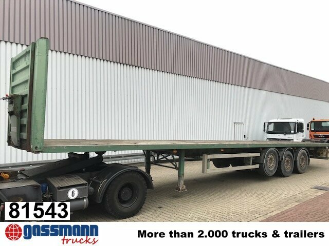 General Trailer SYY3FP Plattformauflieger, Liftachse