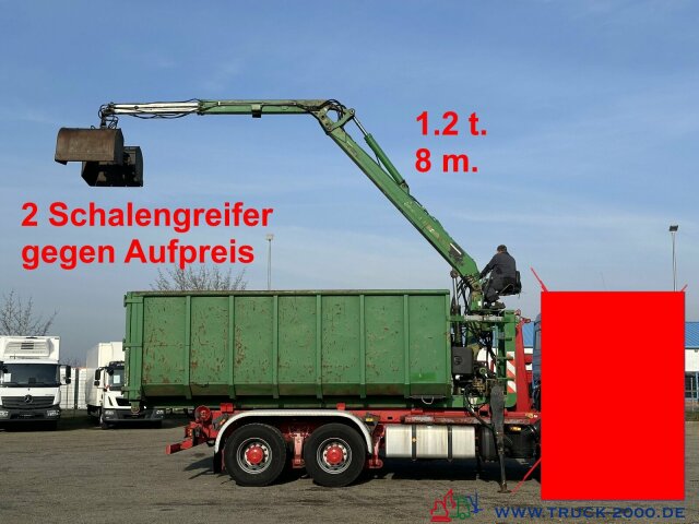 Sonstige Abrollcontainer 23 m³ + Kran Hiab F 95S 1.2t 8m