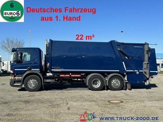 Scania P320 6x2 Faun Variopress 22m³+Zoeller Schüttung