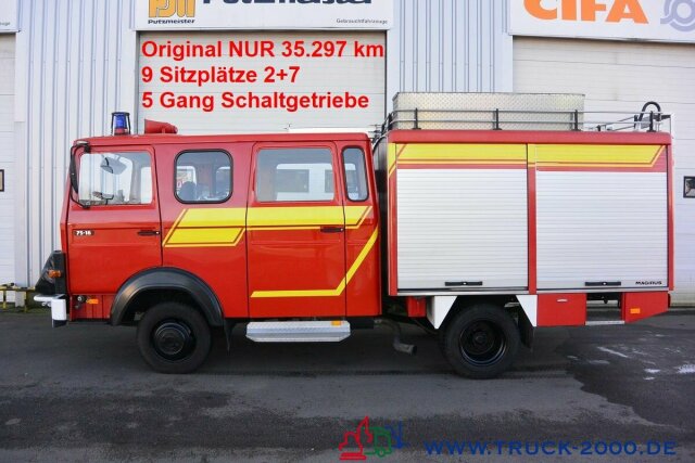 Magirus-Deutz 75E16 A Mannschaft- Feuerwehr Löschpumpe SERVO