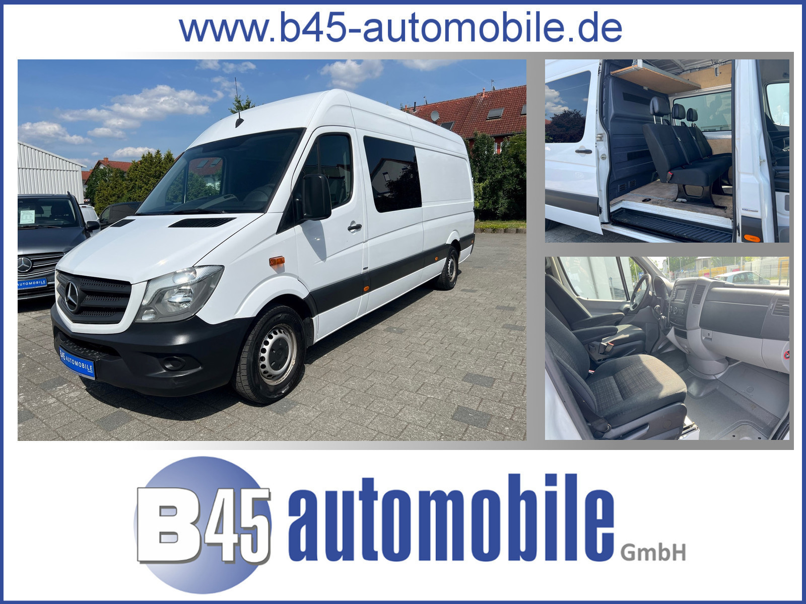 Mercedes-Benz Sprinter 316 CDI 3,5 t Mixto Hochdach Lang Klima AHK Kamera 5-Sitzer