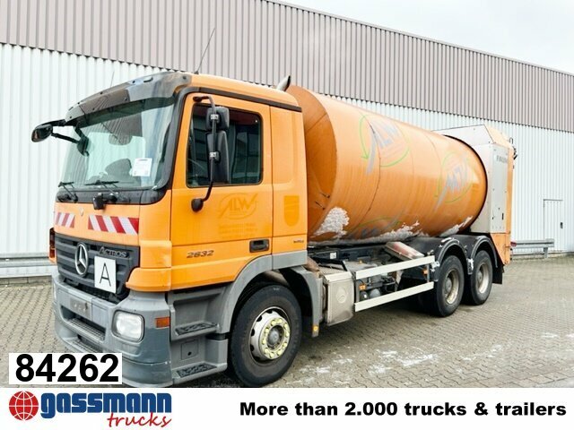 Mercedes-Benz Actros 2632/41 6x4, FAUN Rotopress 520,