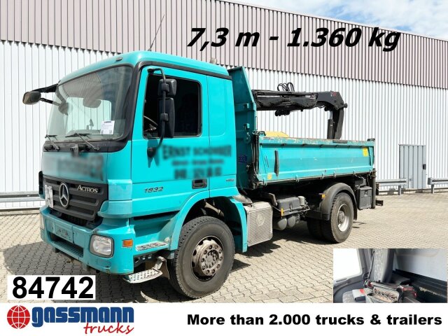 Mercedes-Benz Actros 1832 K 4x2 mit Heckkran Hiab XS 099ES-2