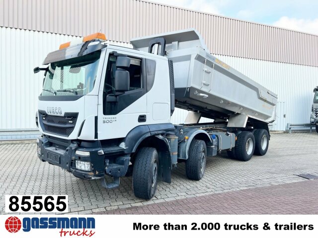 Iveco Trakker AT410T50 8x4, Stahlmulde ca. 16m³,