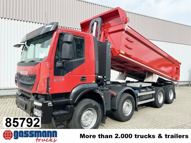 Iveco Trakker AD410T50 8x4, Stahlmulde ca. 16m³,