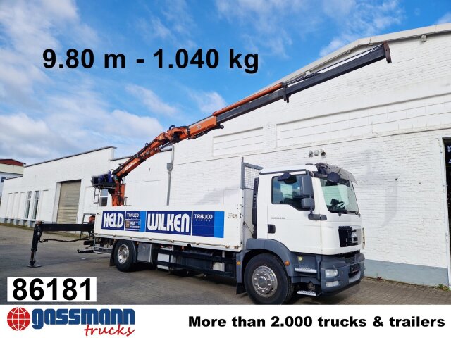 MAN TGM 18.340 4x2 BL, Atlas Ladekran 135.2 V, 9.8m