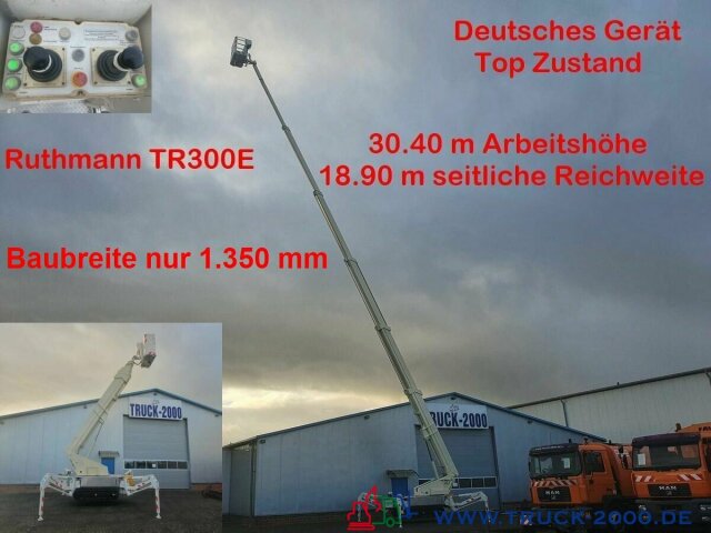 Ruthmann Raupen Arbeitsbühne 30.40 m / seitlich 18.90 m