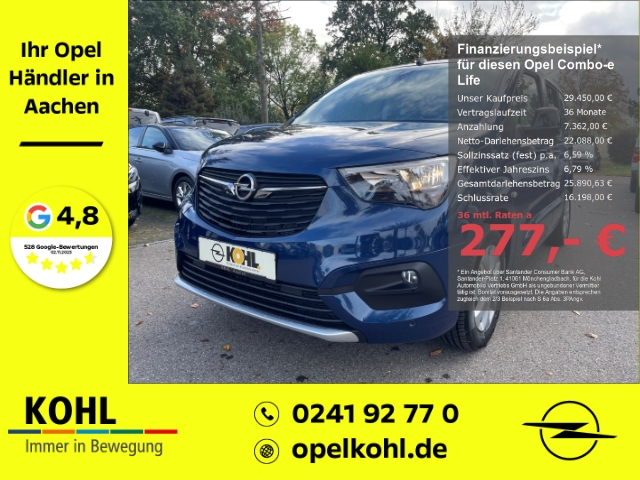 Opel combo-e Life