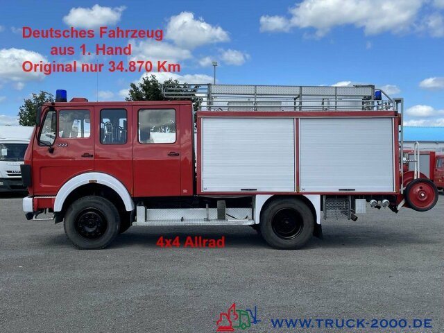 Mercedes-Benz LK 1222 4x4 Ziegler Feuerwehr 1620 L.Tank +Pumpe