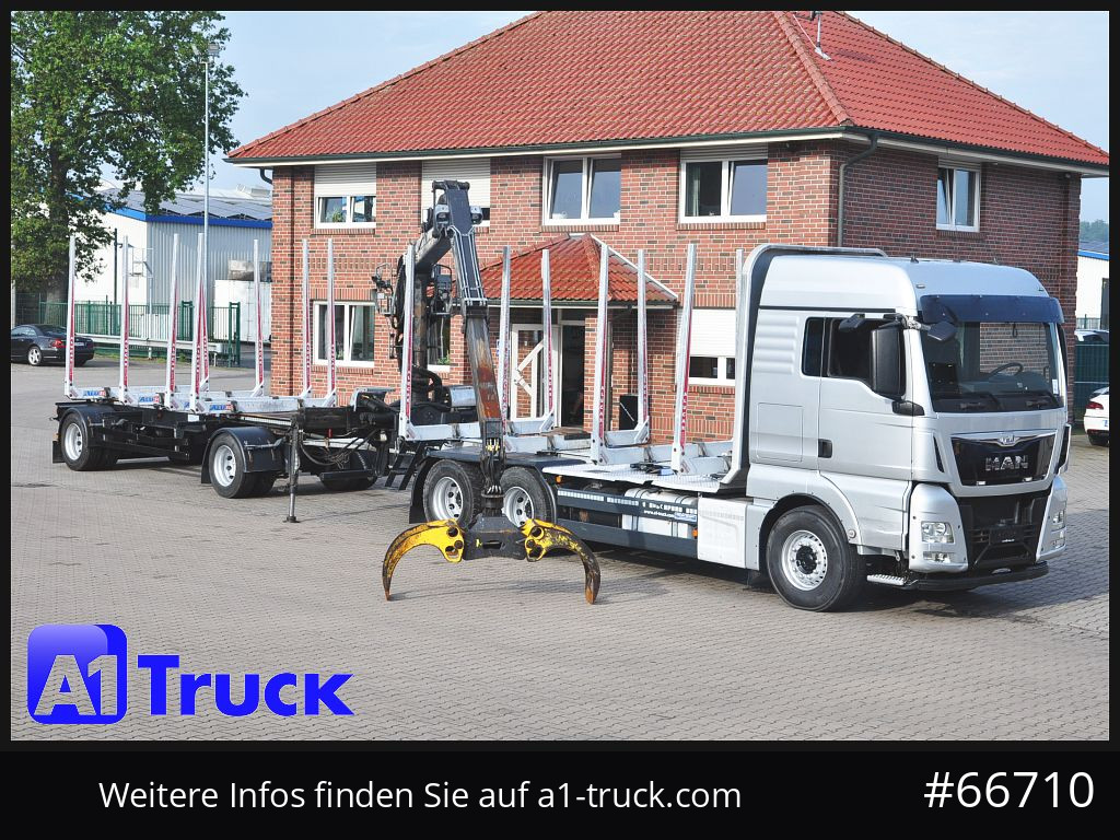 MAN TGX 26.480, Holz Kesla 2109, 6x4,