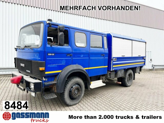 Iveco 120-23 AW 4x4 Doka, V8-Motor, Gerätewagen, 12023 AW 4x4 Doka