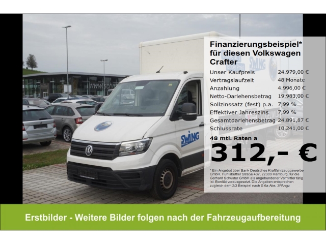 Volkswagen Crafter Koffer+LBW lang*3-Sitzer Klima Bluetooth