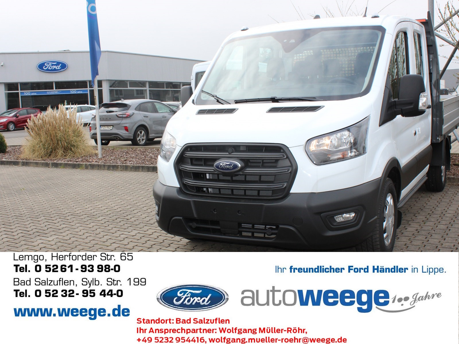 Ford Transit Pritsche 350 L2 Doppelkabine Trend