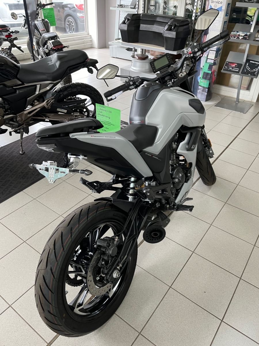 Zontes NEUE 125ccm Zontes Streetfighter BC 125 U 125er 15 PS ABS Naked mit Heckumbau