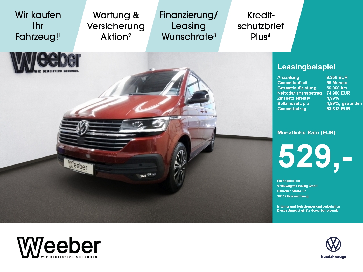 Volkswagen T6.1 California 2.0 TDI DSG Beach Tour Edition