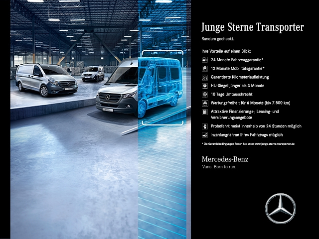 Mercedes-Benz Sprinter 516 CDI Koffer+LBW Klima+STHZG+MBUX
