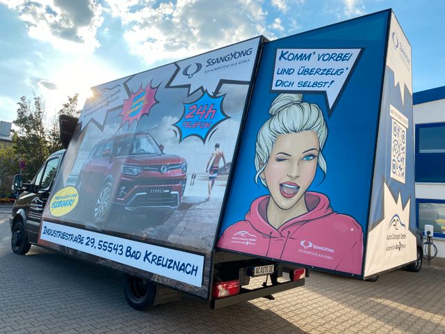 Mercedes-Benz Sprinter Werbebanner mit Ihrer Werbung