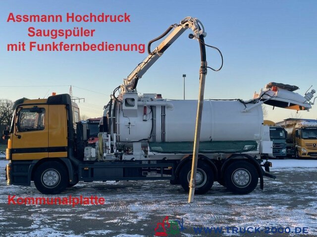 Mercedes-Benz 2631 Assmann Hochdruck Saugspüler 9000 l. Tank