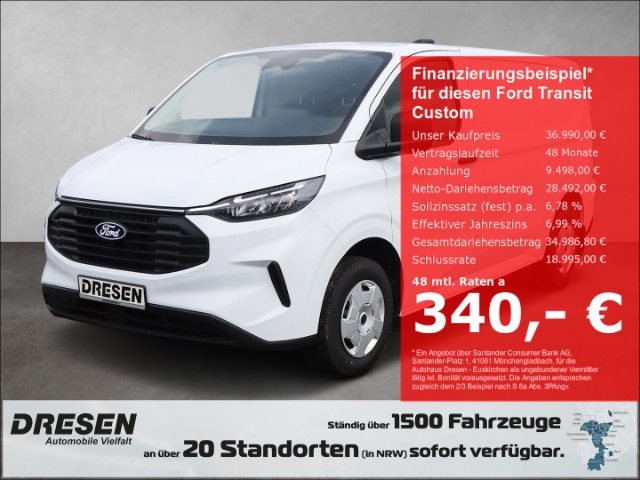 Ford Transit Custom Trend 300 L1 2.0TDCi 136PS LED/Neues Model