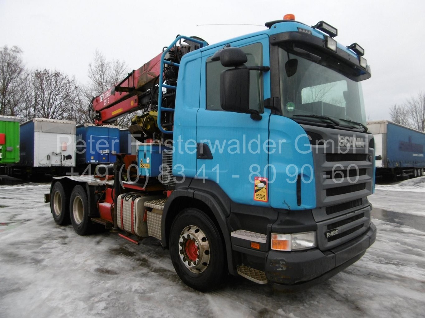 Scania R480 6x4 Langholz Loglift F251S Holzgreifer DOLL