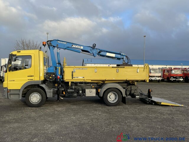 Mercedes-Benz Atego 1318 Meiller 3SK-Kran-Ladebordwand 1.5 t.