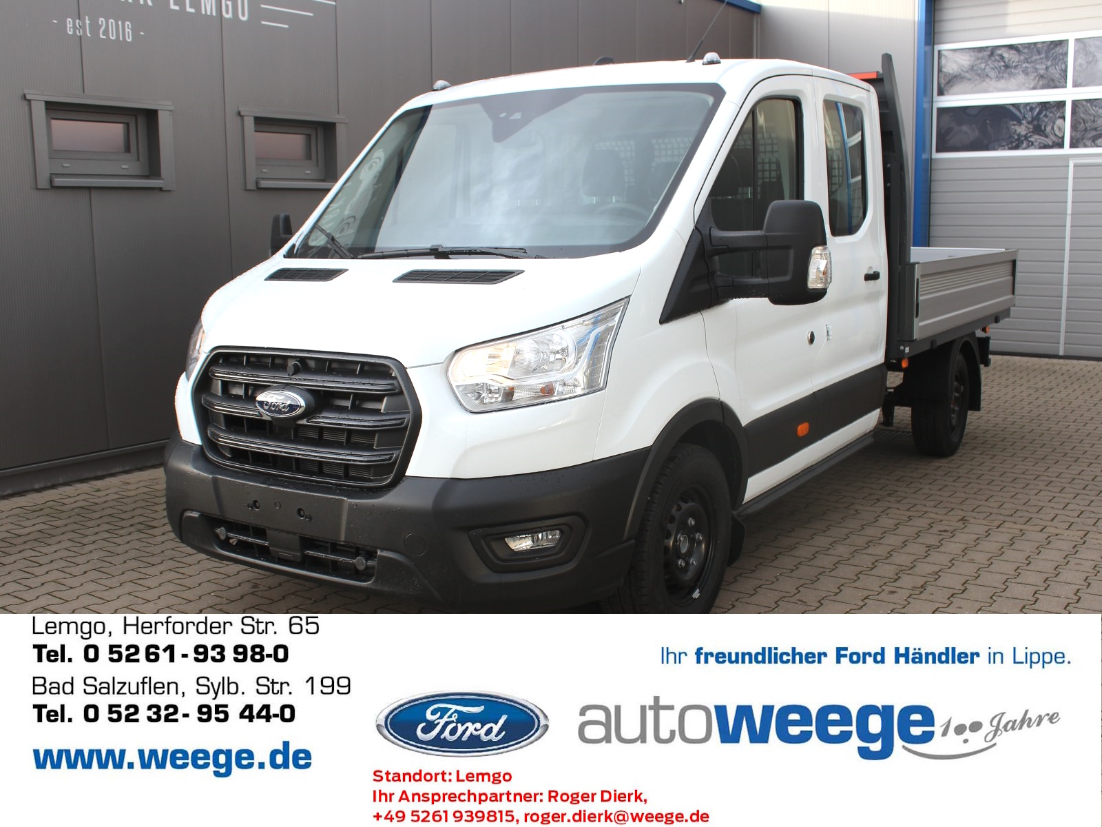 Ford Transit Pritsche 350 L3 Doppelkabine Trend