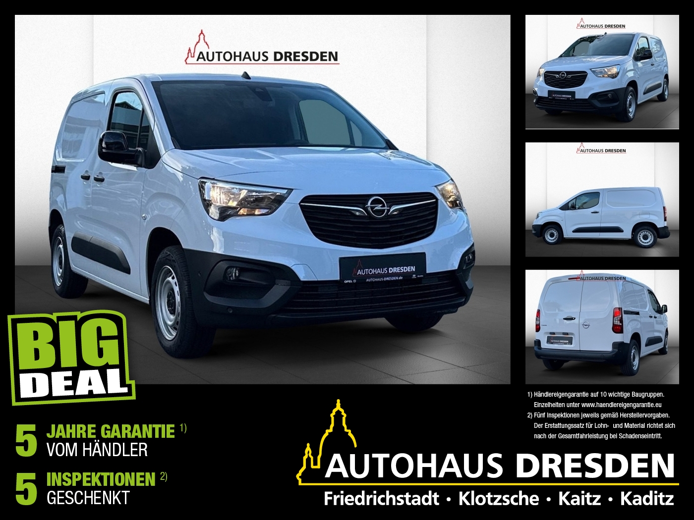 Opel Combo E Cargo 1.2 Turbo 3-SITZER*PDC*KLIMA*DAB Edition