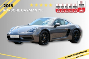 Porsche Cayman 718 LED PCM 20 Zoll Sport Abgasanlage