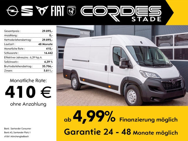 Opel Movano C Kasten HKa L4H2 3,5t Edition 2.2 Diesel