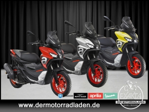 Aprilia SR GT 125 SPORT ABS 3x Farben gold / rot / grau