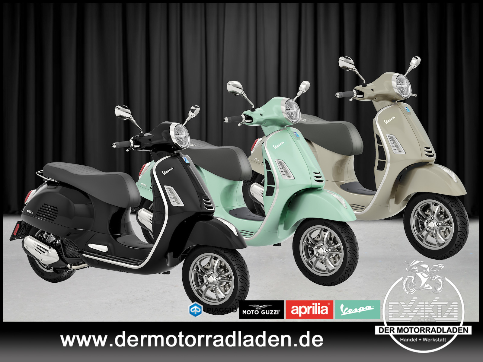 Vespa GTS 125 E5 3x Farben ab 2,99% eff. Zins