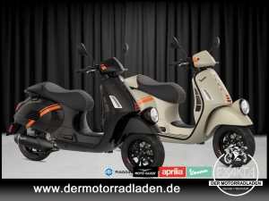 Vespa GTV 300 ABS E5 2x Farben schwarz / beige