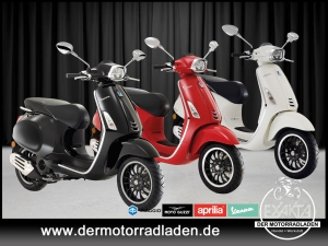 Vespa SPRINT 50 3x Farben schwarz / rot / wei