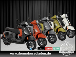 Vespa GTS 125 SUPERSPORT 5x Farben