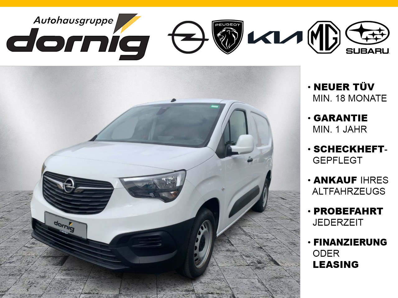 Opel Combo E Cargo, PDC, Klimaaut., Navi