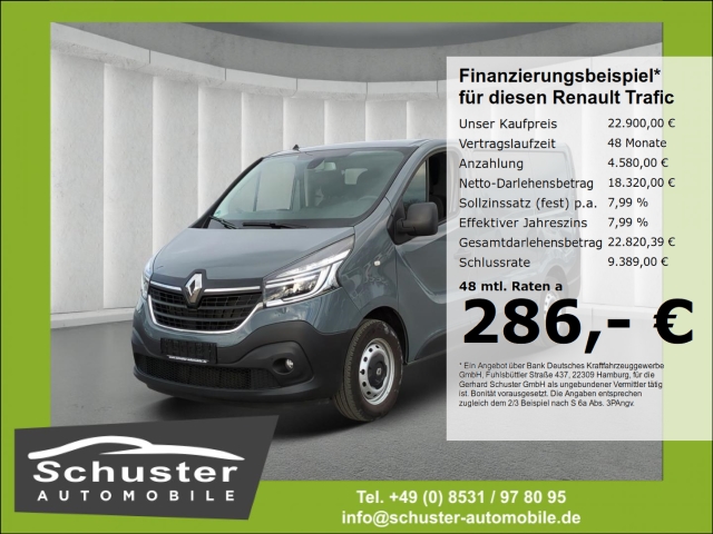 Renault Trafic Kasten L1H1 Komfort 2.0D*Autom LED R-Kam