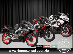 Aprilia RS 457 35 KW 3x Farben schwarz / wei / grau