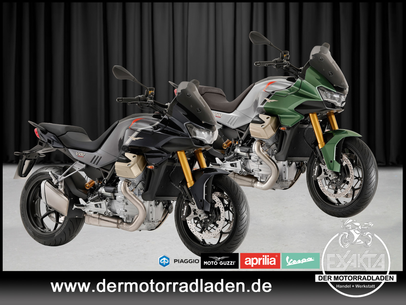 Moto-Guzzi V100 MANDELLO S E5 2x Farben grün / grau