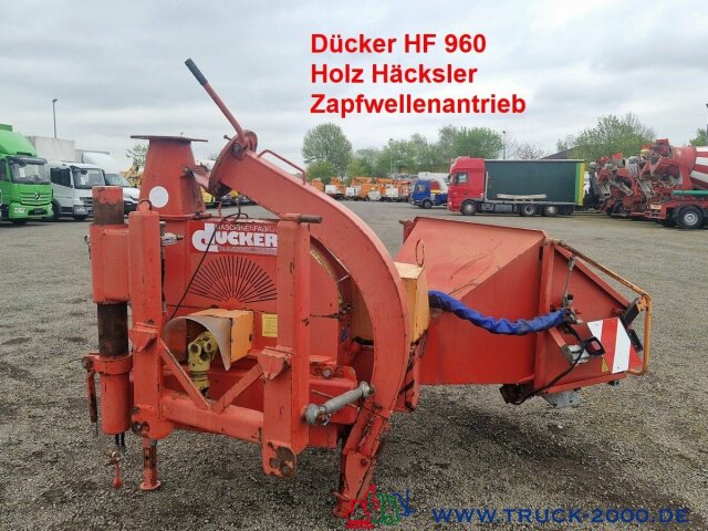 Dücker Dücker HF 960 Holzhäcksler Schredder Zapfwelle