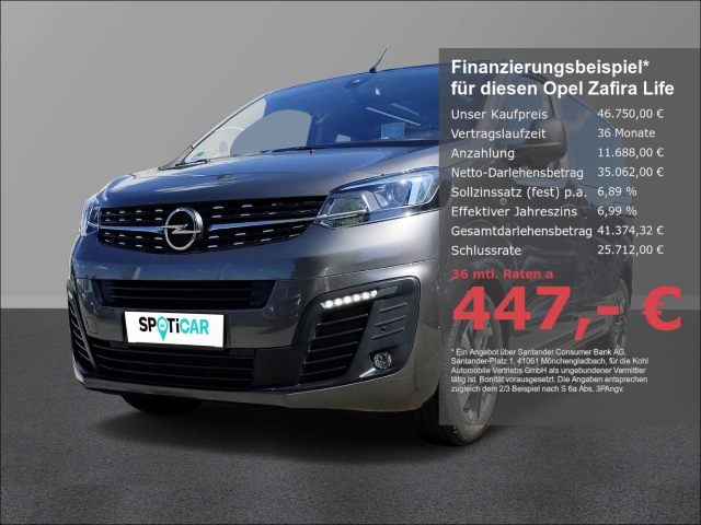 Opel Zafira Life