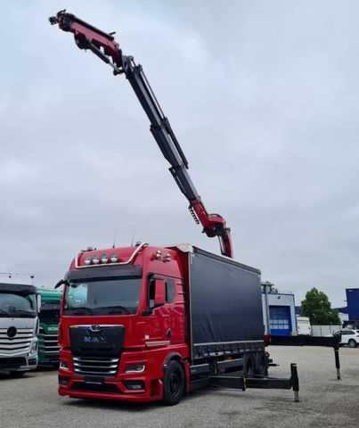 MAN TGX 26.470 6x2-4 LL CH HMF Kran Lenk ACC JIB 26m