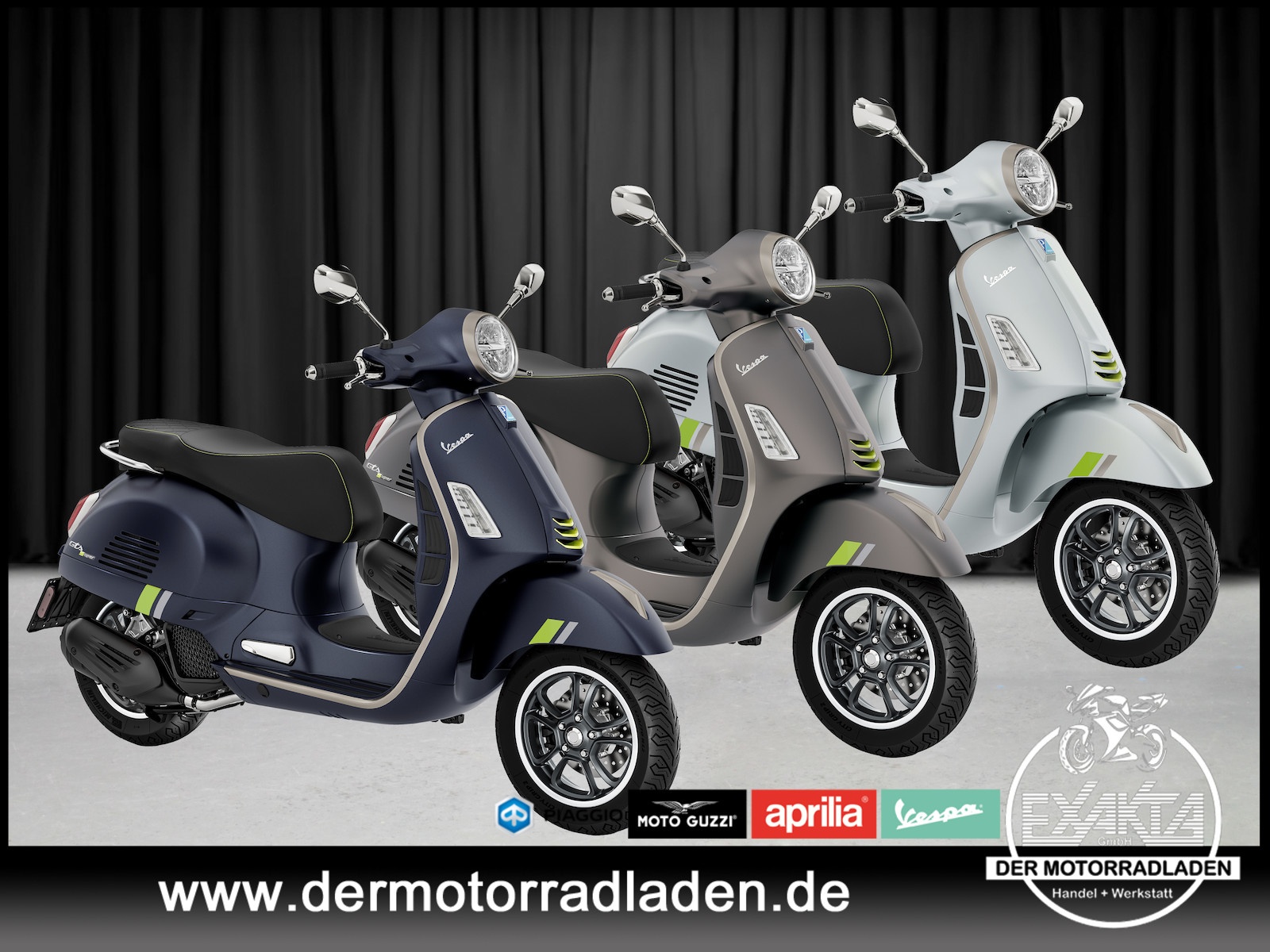 Vespa GTS 125 SUPERTECH, SUPER TECH 3x Farben ab 2,99% eff. Zins