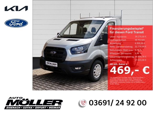 Ford Transit Dreiseitenkipper EK 350 L2 Trend AHK Klima Tempomat