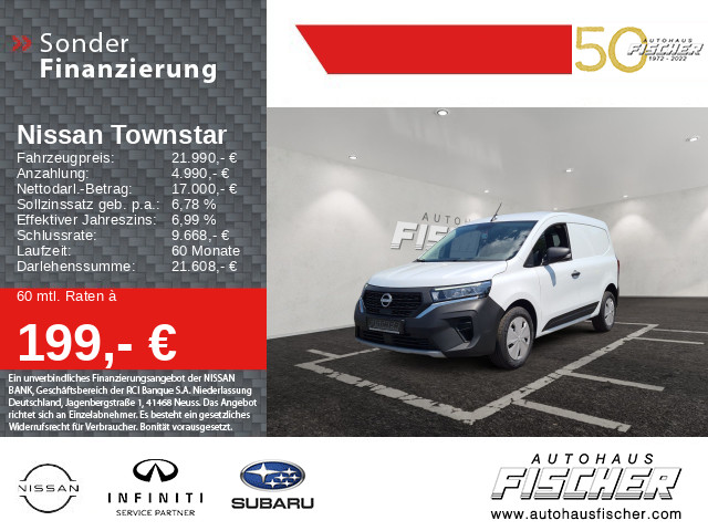 Nissan Townstar Kasten 1.3 2,2t L1 Acenta Klima Heckverglasung