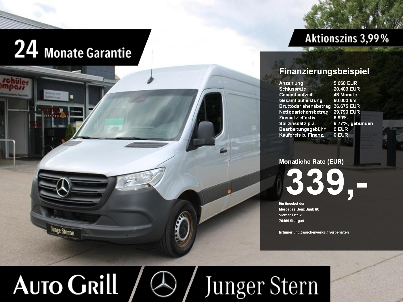 Mercedes-Benz Sprinter 317 CDI Kasten Maxi Navi RfKam VorrAHK